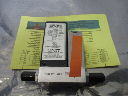 Unit Ufc-1100a Mass Flow Controller, N2, 500 Sccm, Refurbished