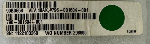 796-001604-001 Mks 99b0558 Vacuum Isolation Valve Lam Research - New