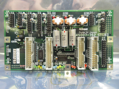 Nikon 4s007-762 Interface Board Pcb Stg83 Nsr-s204b - Used