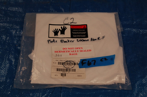 PLATE, Amat 0021-09703 Plate Blocker 200mm Non R-f for Semiconductor Equipment