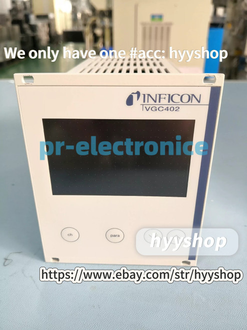 Inficon Vacuum Gauge Display Controller Vgc402, Used