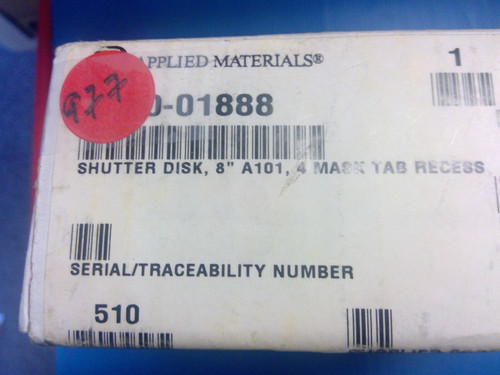0020-01888; 0020-01888 Shutter Disk 8" for Mask Tab Recess