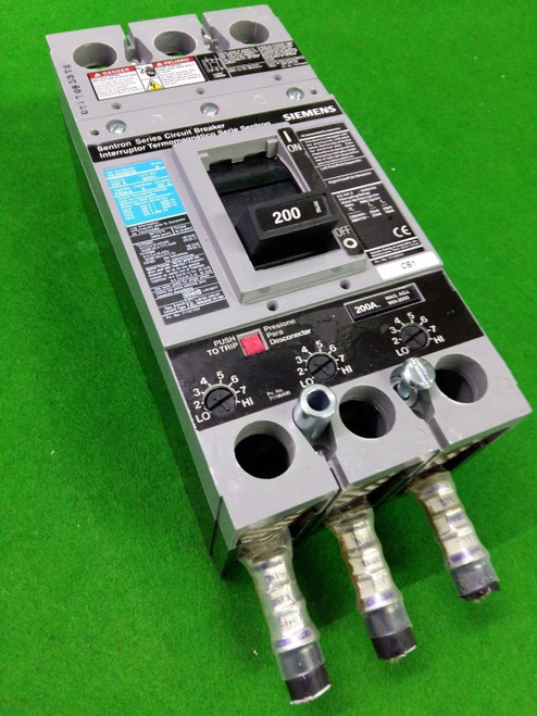 Siemens Fxd63b200 200amp 3-pole Main Breaker - Used Industrial Equipment