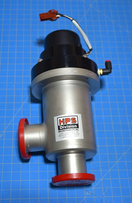 152-1040k Inline Bellows Vacuum Valve with Switches, Mks, Used
