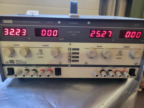 Tti Thurlby Thandar Instruments Dual Bench Power Supply 32v-2a Pl320qmd, Used