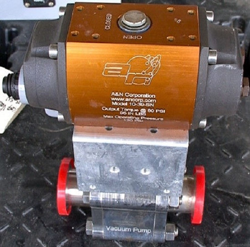 A&n Air Operated Vacuum High Purity Stainless Ball Valve