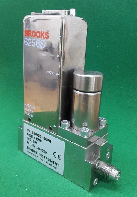 Brooks 6256sczvcmac 6256s Sih4 700sccm Smart Mass Flow Controller