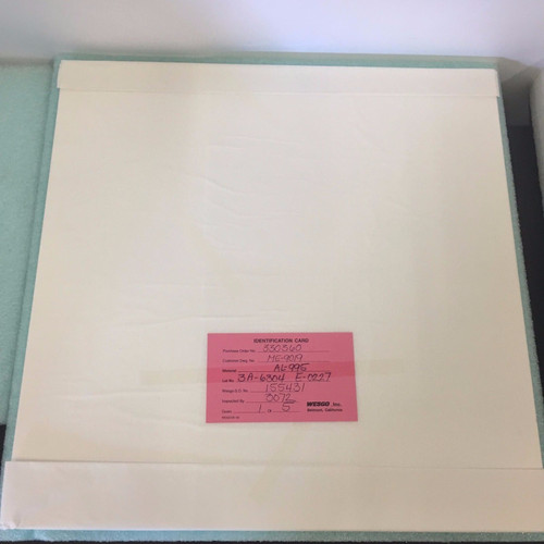 Veeco Ceramic Backing Plate Al-995