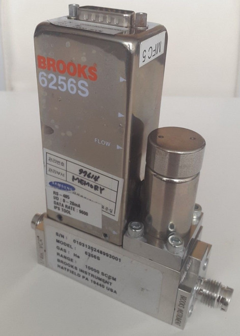 Brooks 6256s He 10000sccm Smart Mass Flow Controller, Used