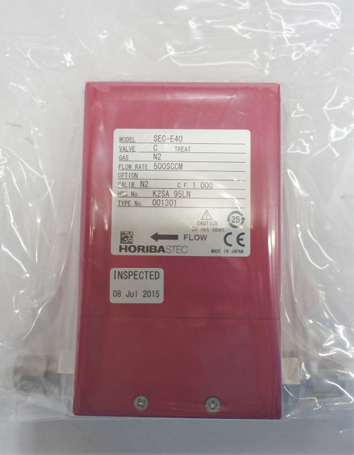 Horiba Stec Sec-e40 500sccm N2 Mass Flow Controller