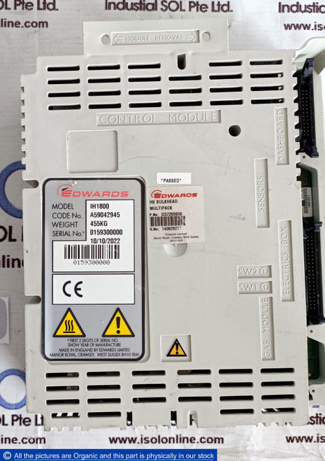 Edwards D37280850 Hx Bulkhead Multipack Control Module