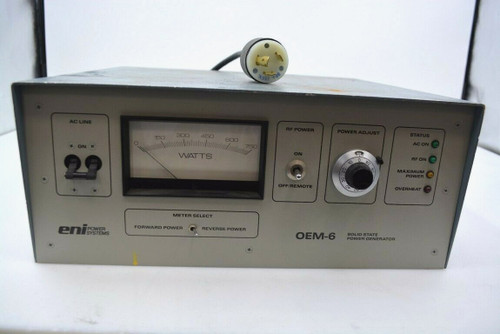 Eni Rf Generator -6 Solid State 6