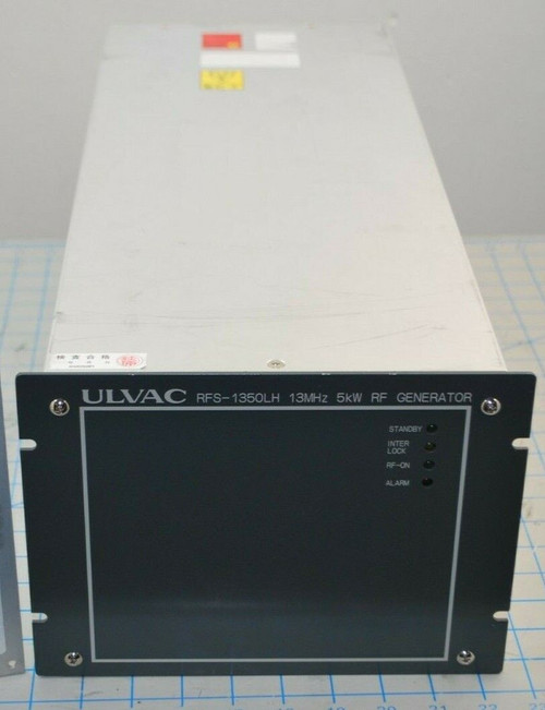 Ulvac Rfs-1350lh 13mhz 5kw Rf Generator, Used