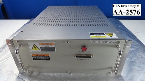 Tel Tokyo Electron Ps1 Rf Pump Box Tyb62f-1/pump T-3044ss
