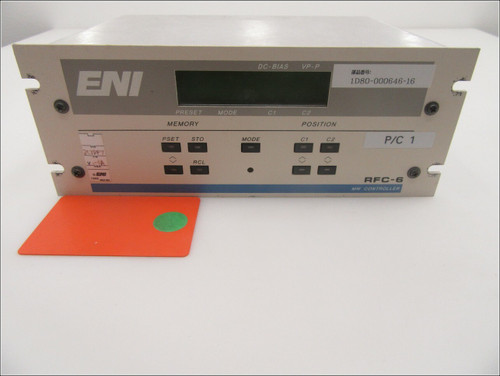 Rfc-6-01 Rf Matching Network Mw Controller - Used Equipment