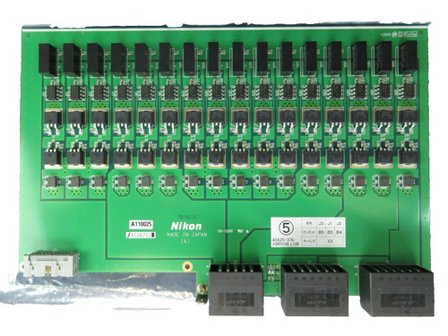 Nikon Precision 4s025-370 Relay Interface Board Pcb