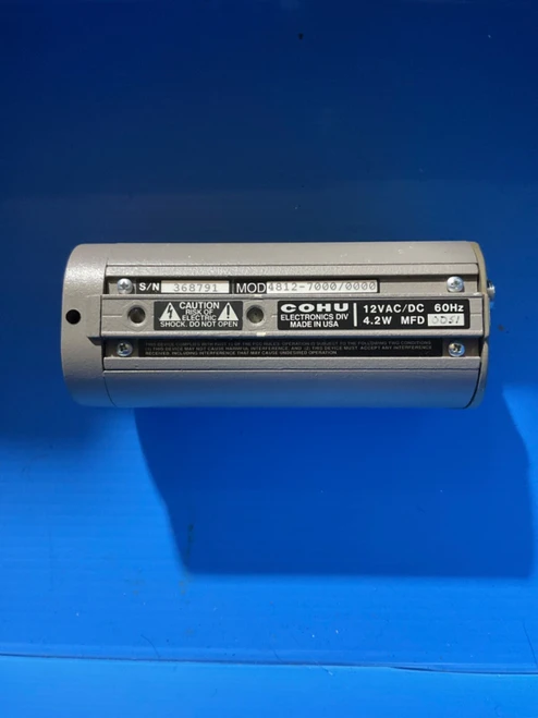 Cohu 4812-7000 Solid State Video Camera - Used