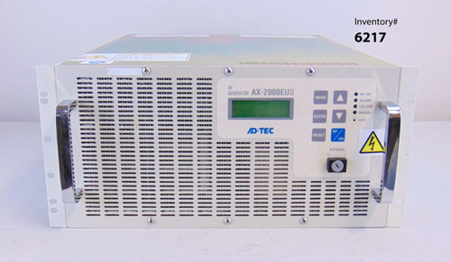 Adtec Ax-2000eull-n Rf Generator Untested