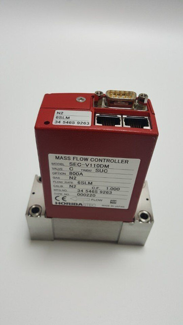 Horiba Stec Sec-v110dm Gas N2 6slm Mass Flow Controller