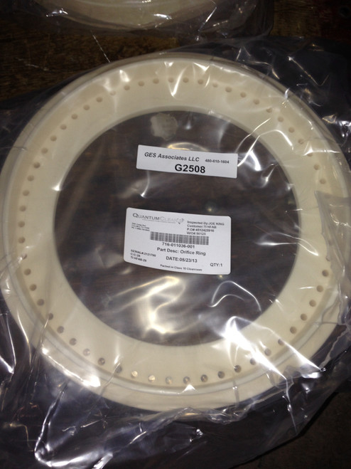 Lam Research 716-011036-001 Orifice Ring 4400 Ceramic for Semiconductor Equipment