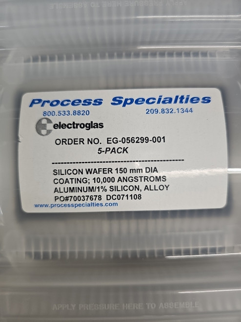 150mm Silicon Wafer - Prime Grade 16 Wafers