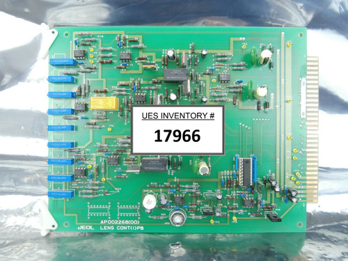 Jeol Ap002268(00) Processor Board Pcb Card Lens Cont