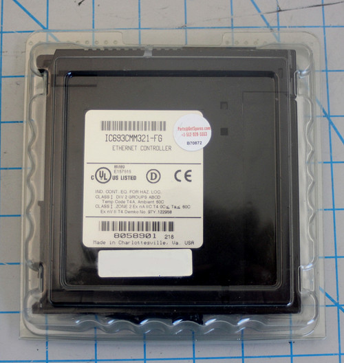 IC693CMM321-FG/ETHER Ic693cmm321-fg Ethernet Controller Module - New Open Box
