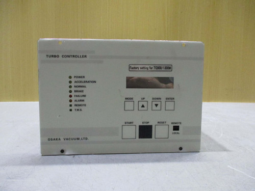 Osaka Tc010m Vacuum Turbo Controller Used