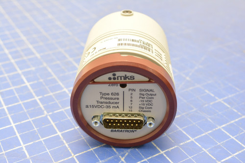 Mks 626b11tae Baratron Pressure Transducer 10 Torr