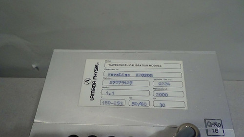 Lambda K2020b Wavelength Calibration Module