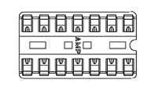 Ic & Component Sockets 14P Dip Skt Ret Leg 100 Pieces