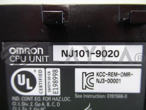 Sequencer Plc Cpu Unit Nj1019020 Model Nj101 9020