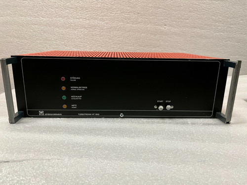 Leybold Heraeus Turbotronik Nt 1500 Turbo Pump Controller