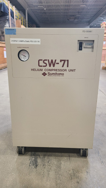 Sumitomo Cryo Compressor Csw-71d - Helium Cooler