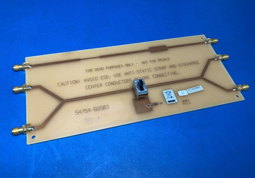 Agilent 54754-66503 Tdr Tdt Demo Board Calibration Fixture