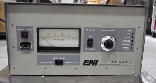 Eni 650a-02 Rf Generator -650a-xl, Used