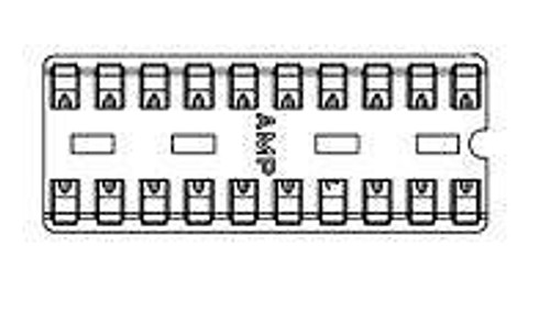 Ic & Component Sockets 20P Dip Ic Socket 100 Pieces