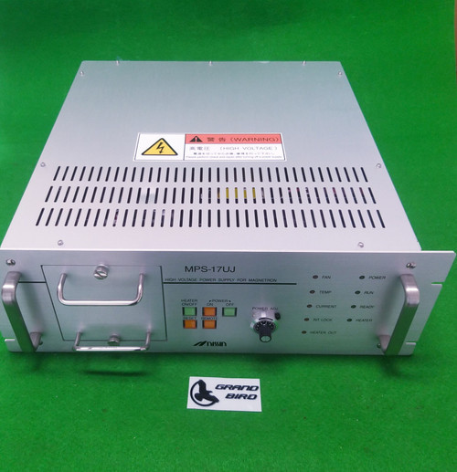 Nissin Mps-17uj High Voltage Power Supply for Magnetron Applications