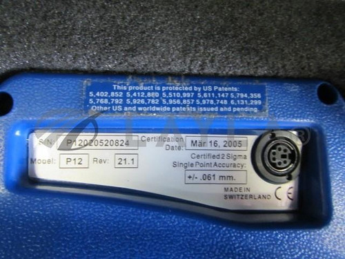 Coordinate Measuring Machine P/n P12 - Used Industrial Equipment