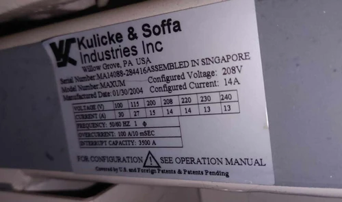 Kulicke & Soffa Maxum Wire Bonder Semicon Machine