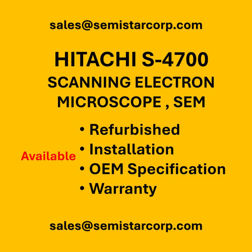 Hitachi S-4700 Scanning Electron Microscope with Edax - Used