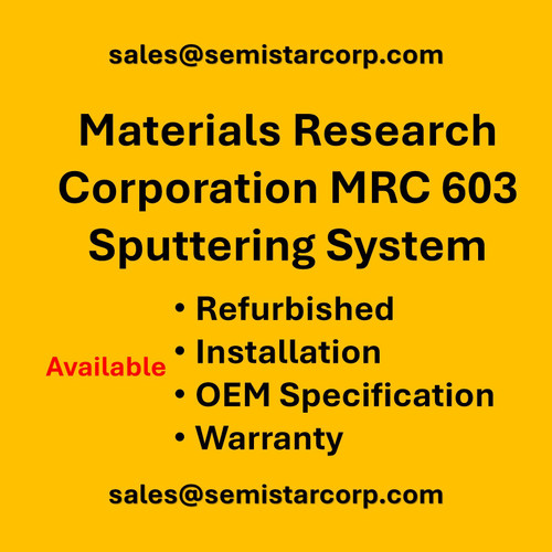 Tes 693 Mrc 603 Sputtering System