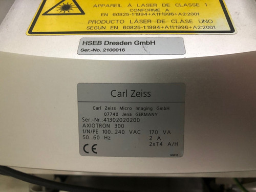 Carl Zeiss Axiotron 300 for Semiconductor Applications