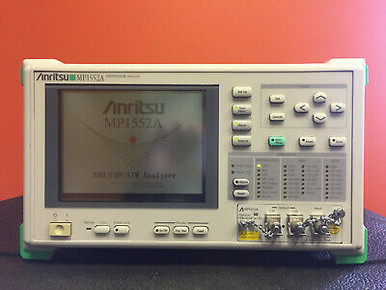 Anritsu Mp1552a Sdh/pdh/atm Analyzer - Model Mp0121a/mp0122a/mp0126a