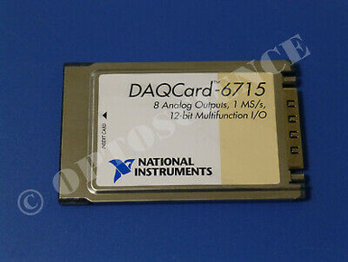 National Instruments Ni Daqcard-6715 Pcmcia Daq Card - Analog Output