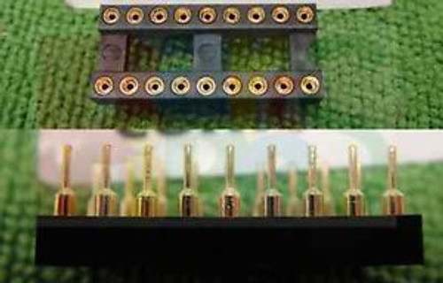 1000Pcs,18 Pin Gold Dip Ic Socket Base Panel Pcb Adapter,G18S,Teng