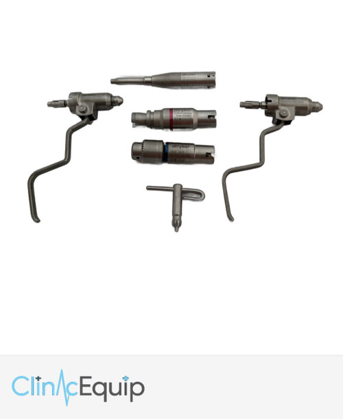 [LOT] Stryker Pin Collets, Drill Attachments, Reamer, Chuck Key - Used