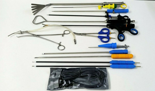 15pc Laparoscopic Surgery Set - Surgical Instruments 5mm