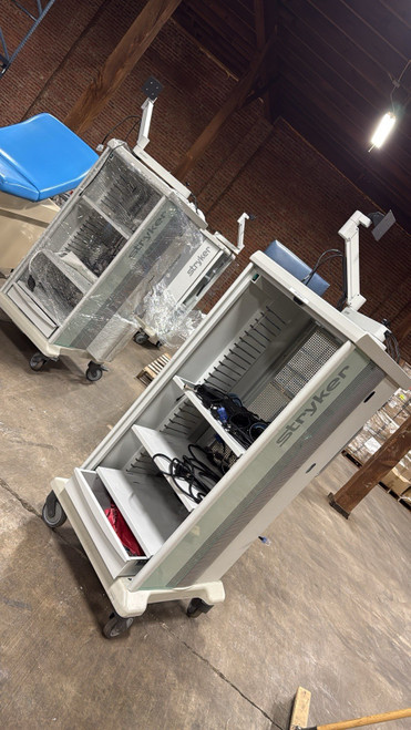 Stryker Video Endoscopy Tower Cart - Medical Equipment