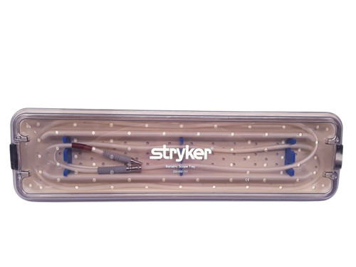 Stryker Sterilization Tray 233-032-111 with Fiber Optic Light Cable